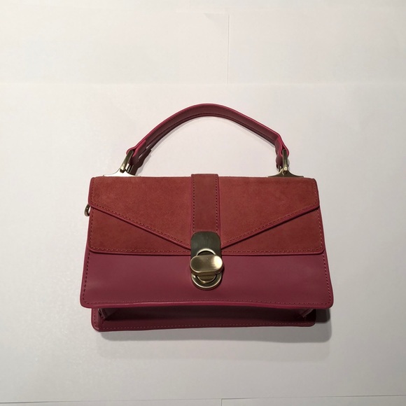 Zara Pink Top Handle Bag
